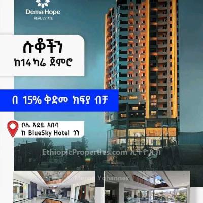 1 bedroom 1 bath 80m² apartment for sale at bole blue sky hotel side 